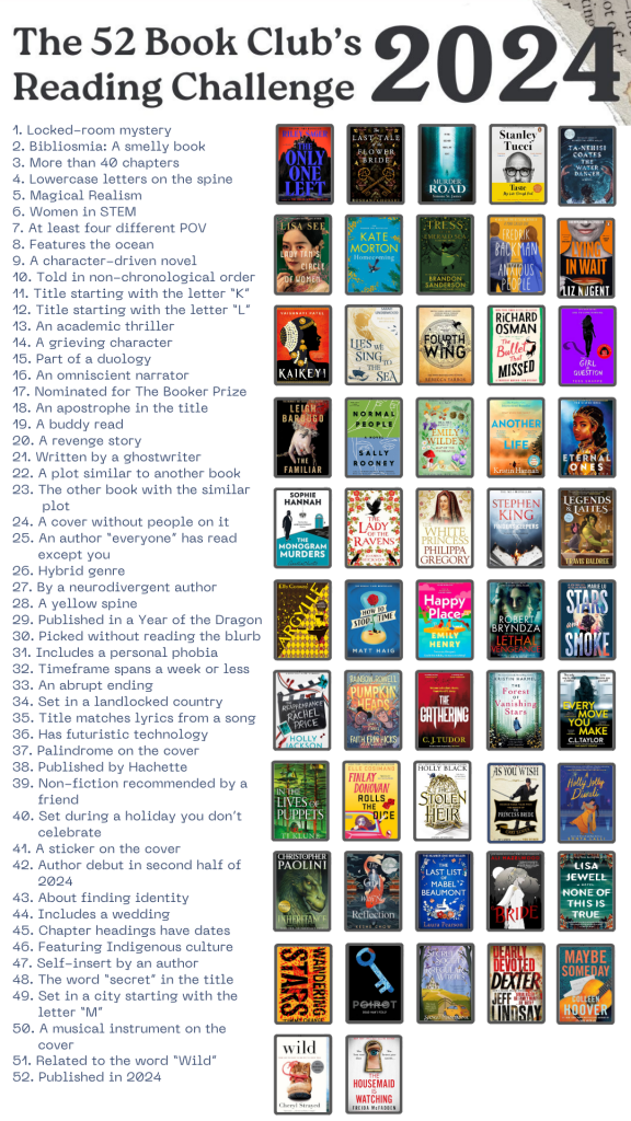 The 52 Book Club 2024